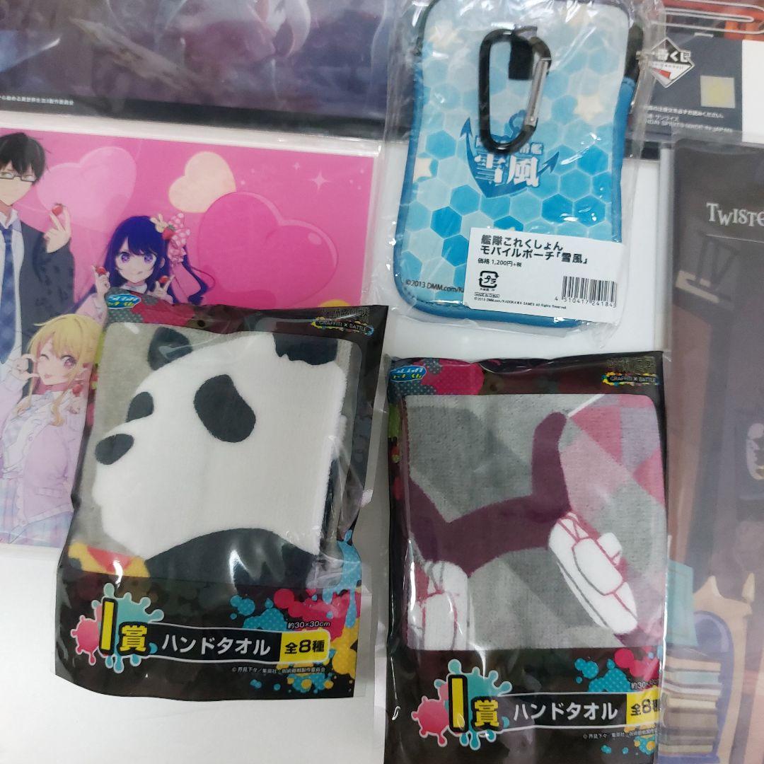 一番くじ メタリックシート　クリアポスター　アクリルバネルハンドタオルまとめ売り