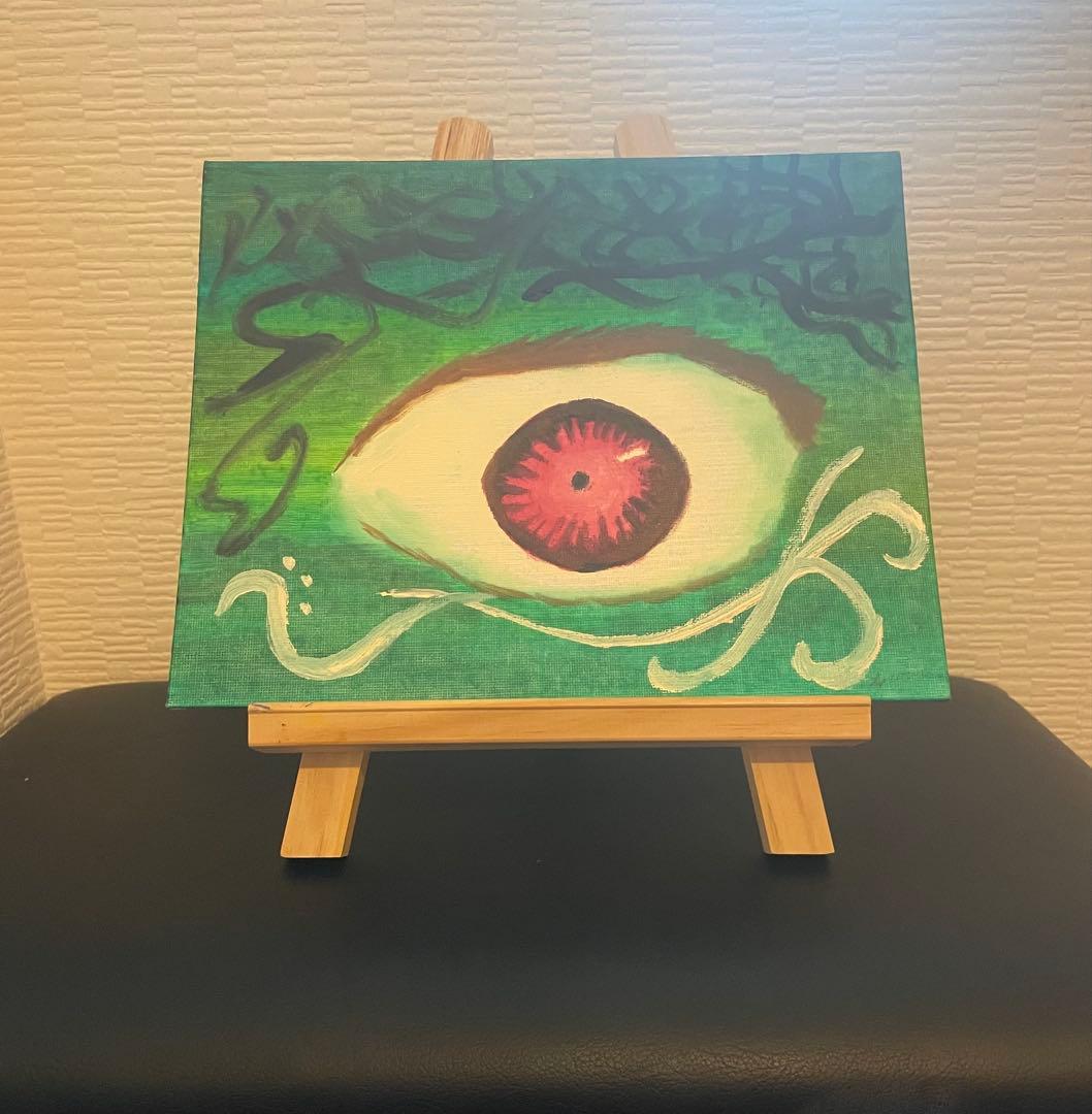【原画】インサイド 心の奥に潜む「未知への不安と希望」を描いた抽象作品。