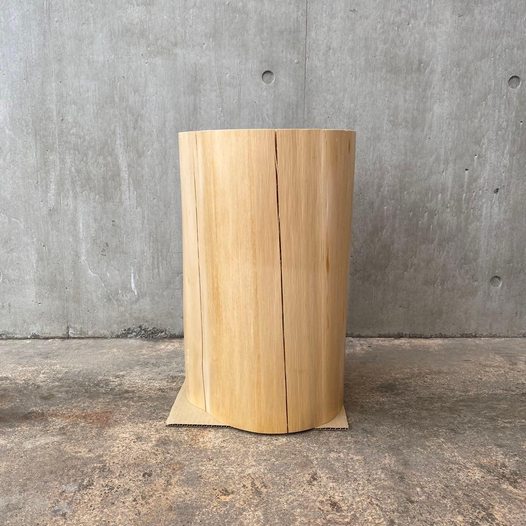 【ひのき切り株のスツール】丸太椅子 什器 サイドテーブル インテリア 木 寝室