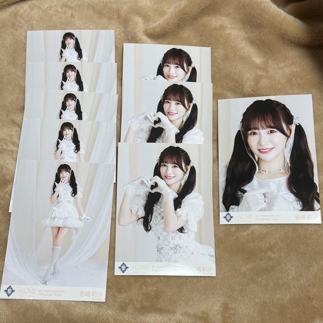 リ*ン様 ＝LOVE イコラブ 音嶋莉沙 8周年ツアー 生写真 直筆 ノーマル