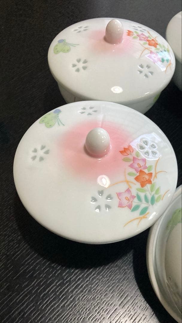 ★送料込★【有田焼・茶器フルセット】✰︎蓋付湯呑 銘々皿 茶たく✰︎28点セット