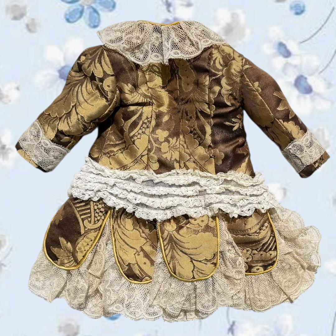 ビスクドール ピエール ジュモー 作家様 綺麗 ドレス ボネ カメオ ティアラ