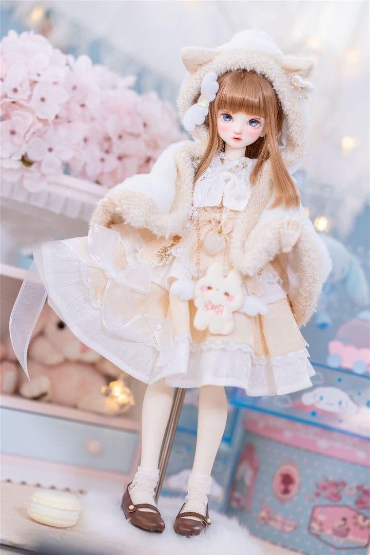 WE123 BJD 1/6 ドール 衣装 ワンピース　洋服　ハンドメイド