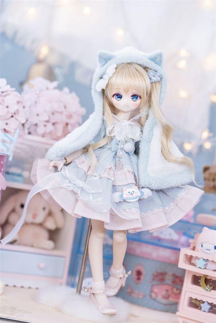 WE123 BJD 1/6 ドール 衣装 ワンピース　洋服　ハンドメイド