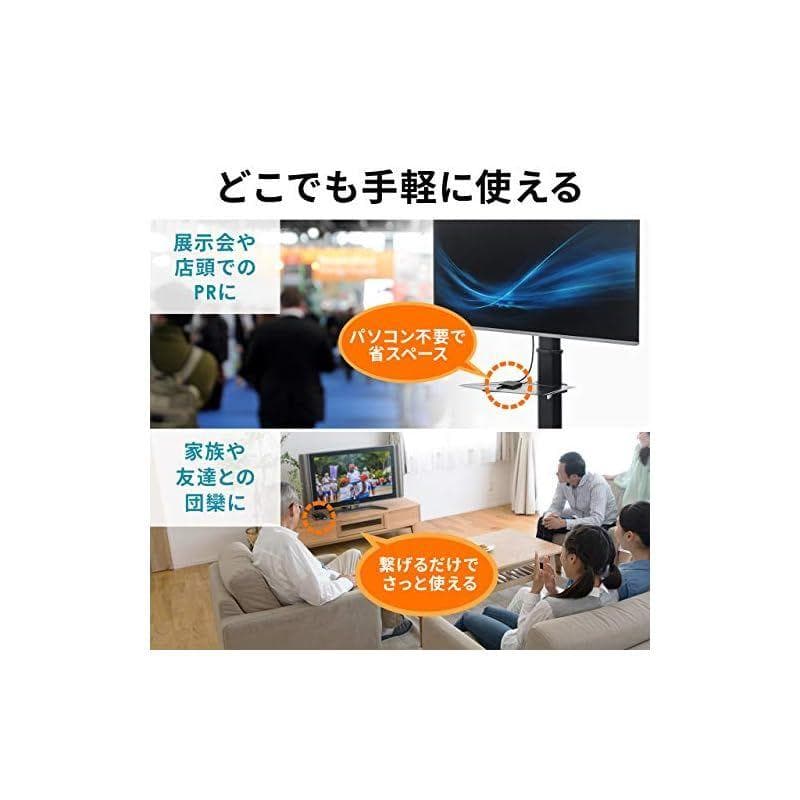 【中古】サンワダイレクト 4K対応メディアプレーヤー　400-MEDI023