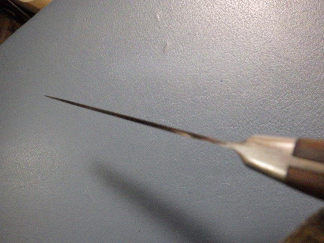 Y*K様 現代の名工・梅治作★ペティナイフ包丁黒檀柄★日本橋木屋★