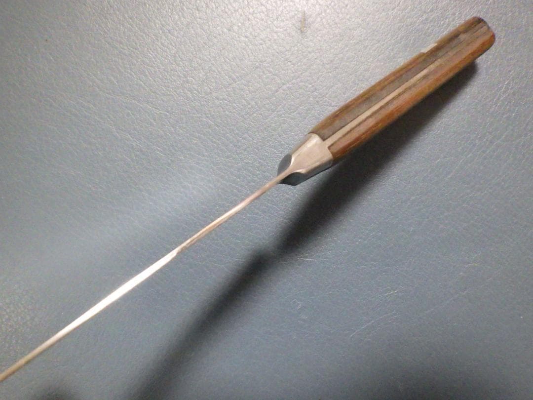 Y*K様 現代の名工・梅治作★ペティナイフ包丁黒檀柄★日本橋木屋★