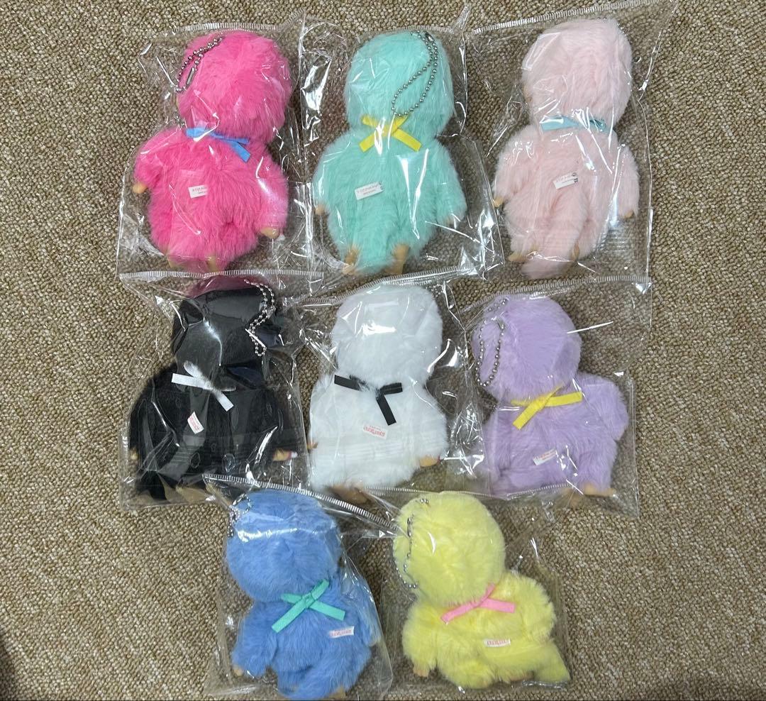 セキグチ　モンチッチ カラーズ ぬいぐるみ キーホルダー　キーチェーン　8種