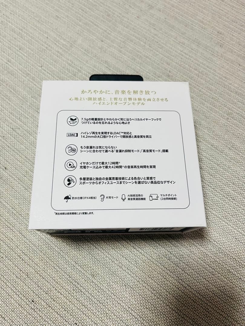 AVIOT TE-H1 ワイヤレスイヤホン 新品．未使用