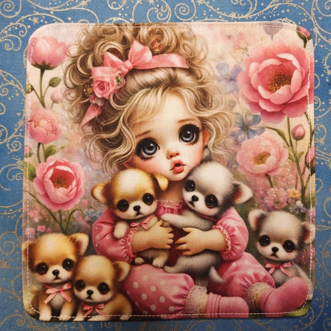 ★CHIYO★　ハンカチ　ネコちゃん、ワンコさん柄 20枚