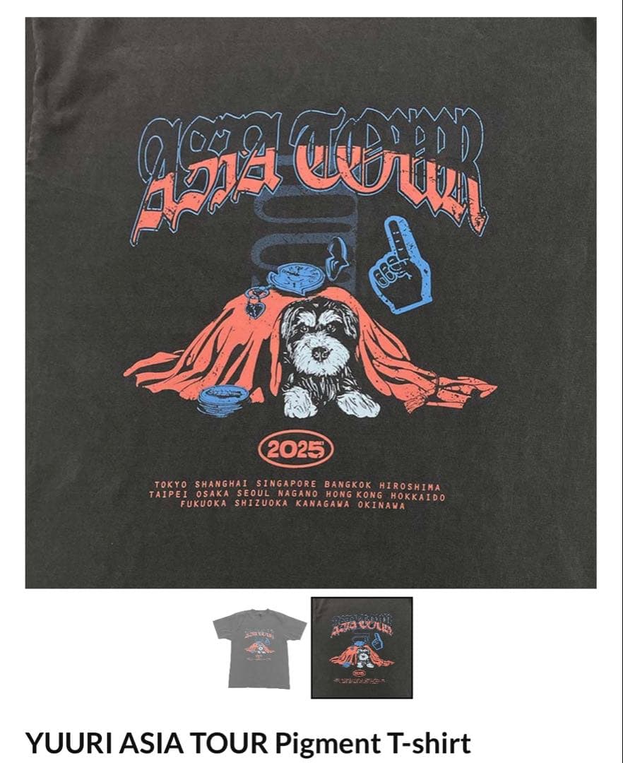完売商品‼︎優里 アジアツアー Tシャツ ヴィンテージ レオTシャツ ＸＬサイズ★