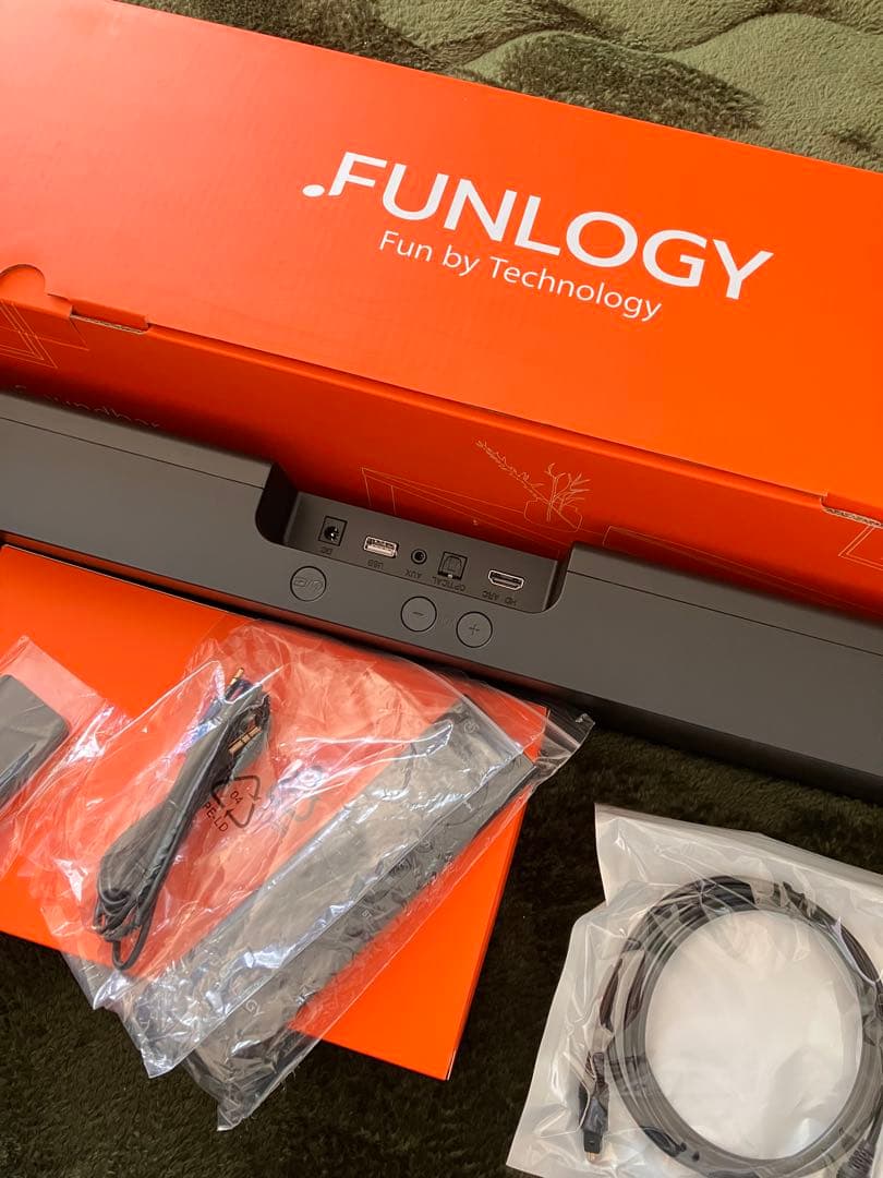 美品FUNLOGY ワイヤレススピーカー ブラック