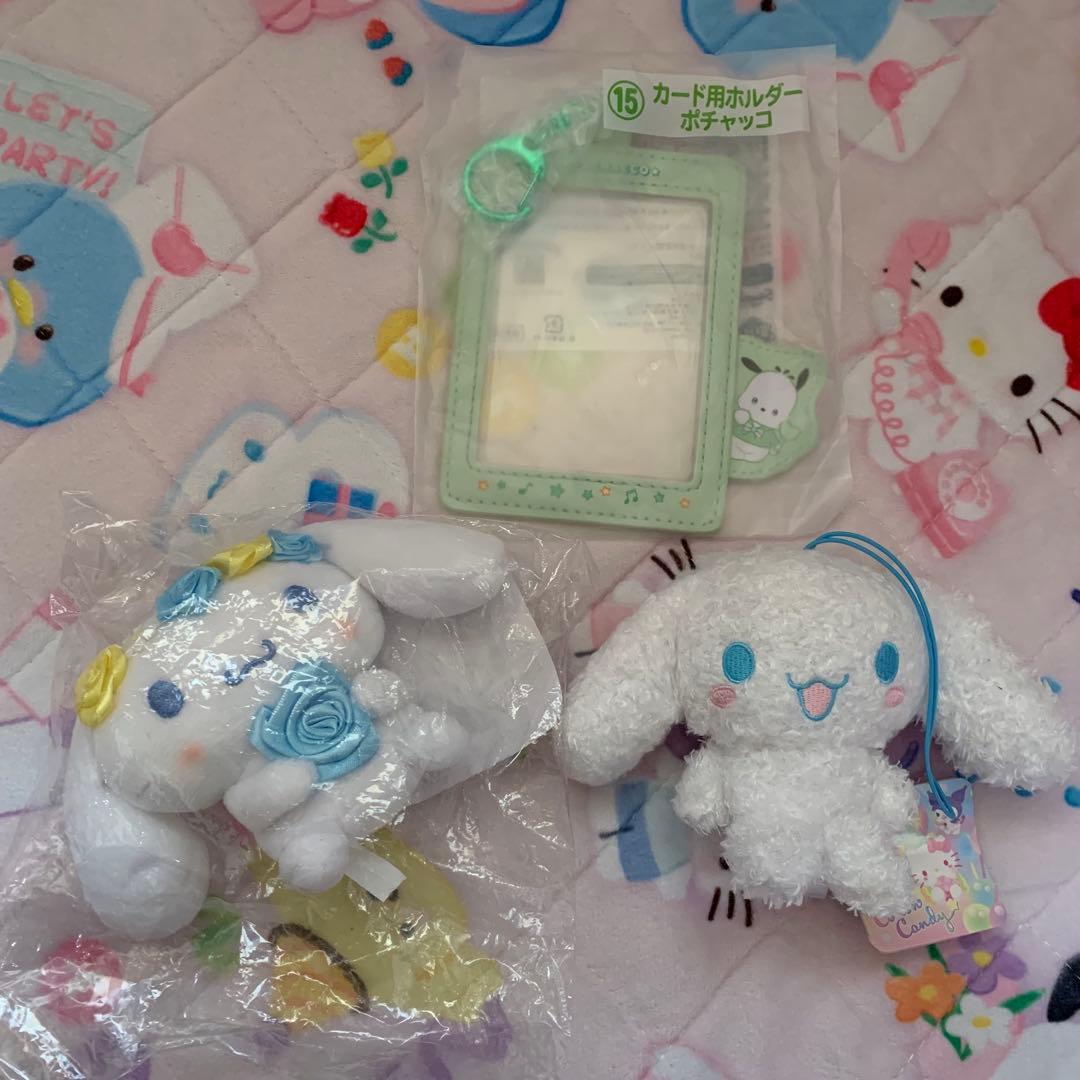 新品サンリオ　シナモロール　ポチャッコ　ポーチ　バッグ　マスコット他　まとめ売り
