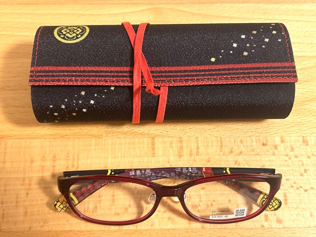 【未使用】刀剣乱舞 加州清光 JINSコラボ メガネ 眼鏡