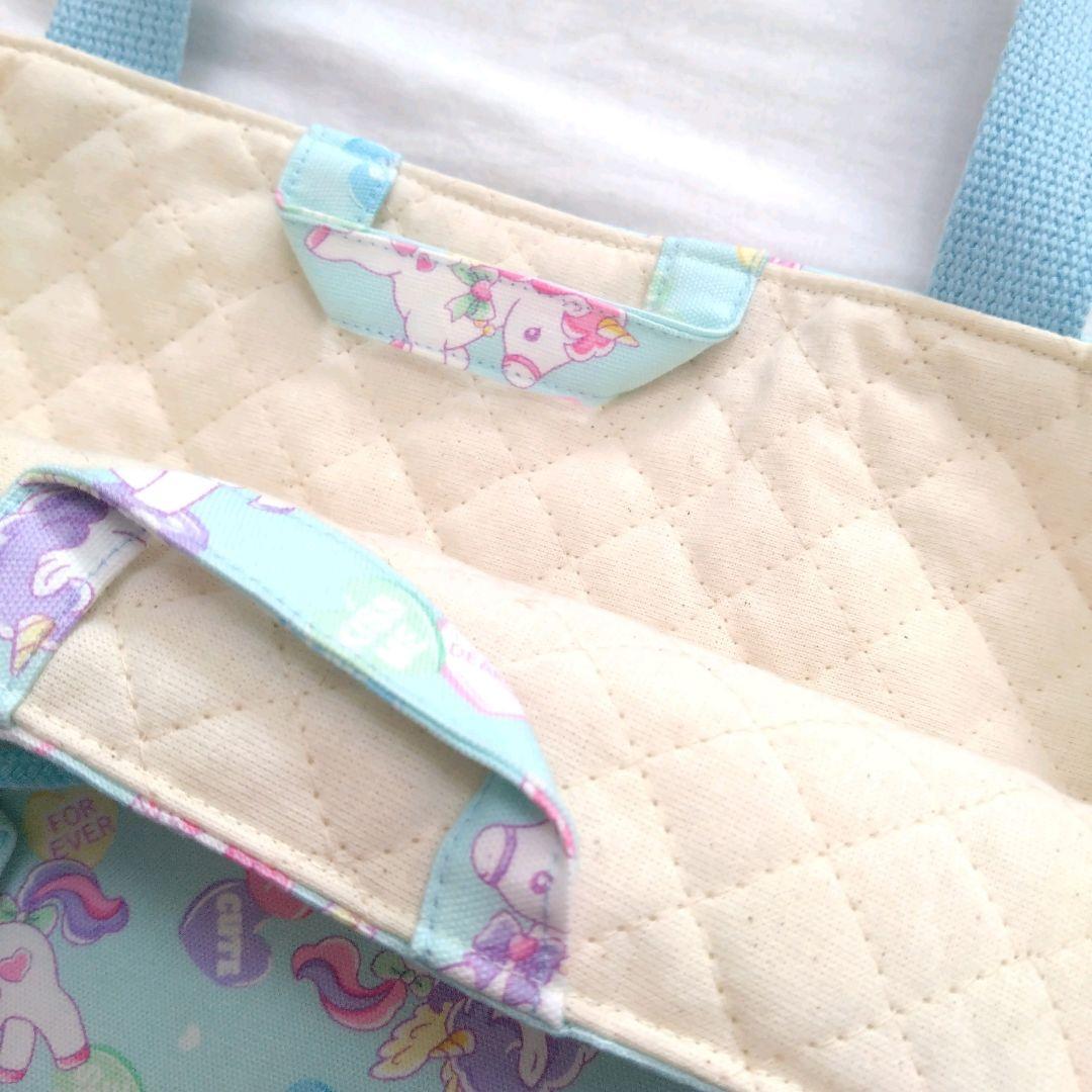 ハンドメイド　入園入学　三点セット　ゆめかわ　ユニコーン