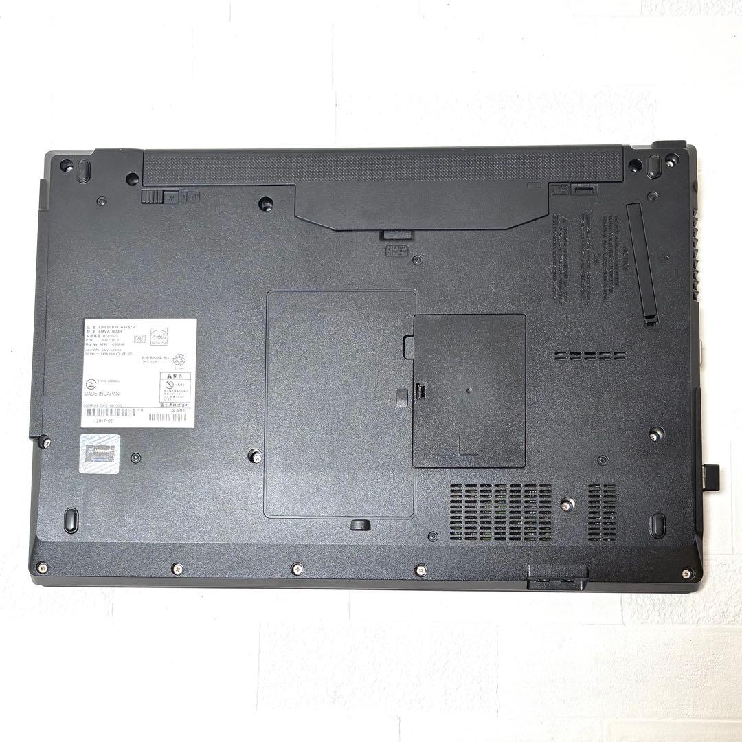 富士通LIFEBOOK A576P 第6世代i3 SSD128GB メモリ8GB