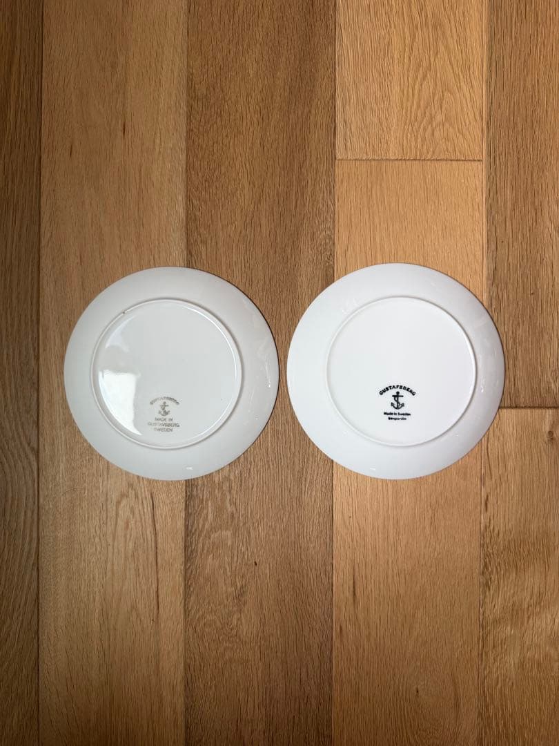 北欧 グスタフスベリ　アダム/ブルーアスター プレート 2枚セット