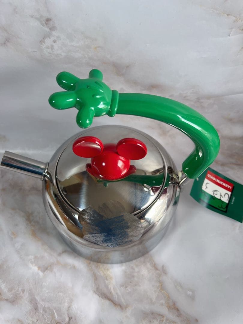新品　 貝印　ケトル やかん レトロ ステンレス　18-8 ミッキーマウス