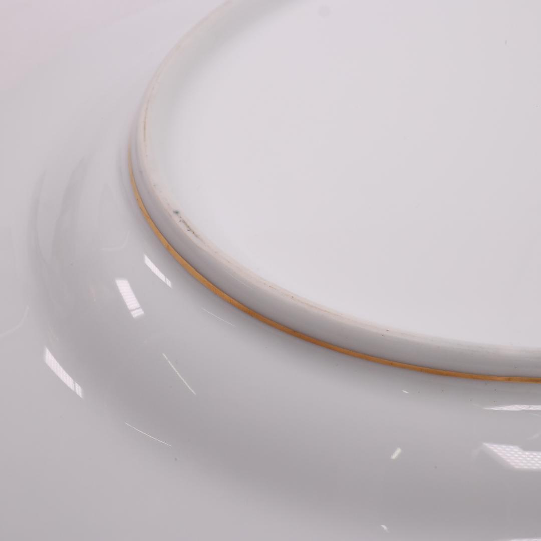 大倉陶園　リミテッドエディション　オーバルプレート 　瑠璃金彩 　大皿