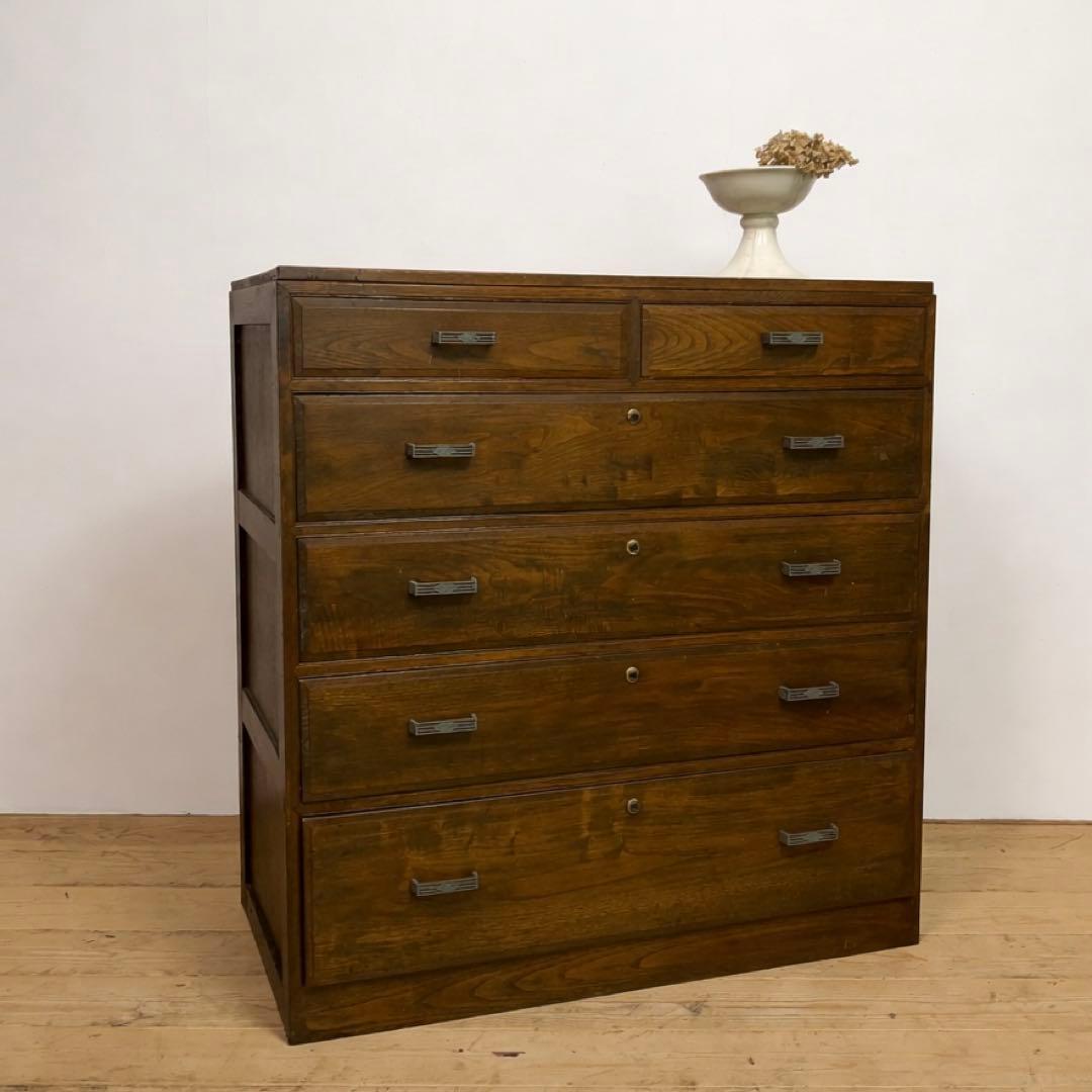 チェスト　和箪笥　木製　古道具　古家具　和家具　ビンテージ　アンティーク　レトロ