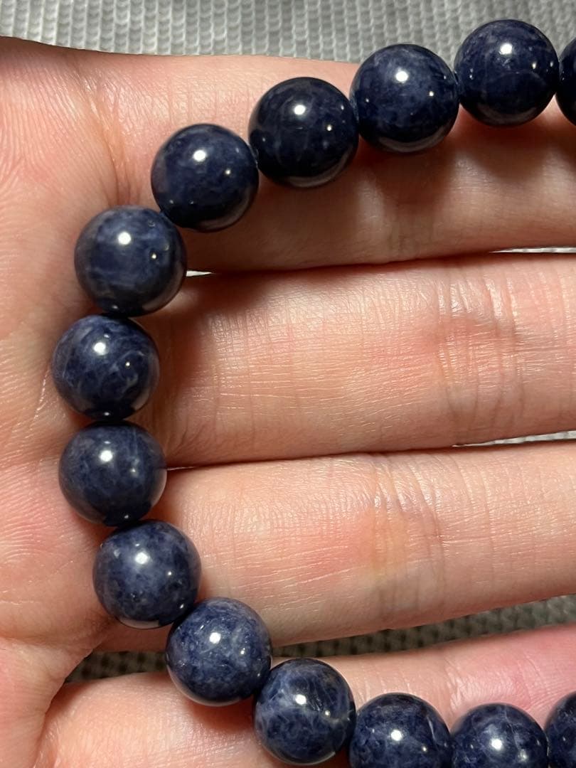 高品質サファイア ブレスレット 約9mm ①-378