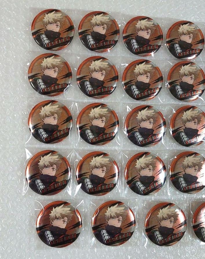 僕のヒーローアカデミア　爆豪勝己　渋谷　東急コラボ　メタル缶バッジ