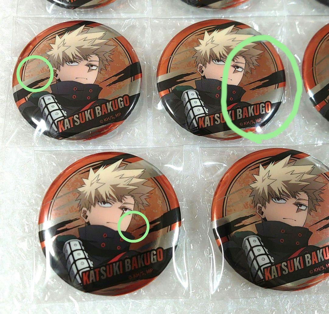僕のヒーローアカデミア　爆豪勝己　渋谷　東急コラボ　メタル缶バッジ