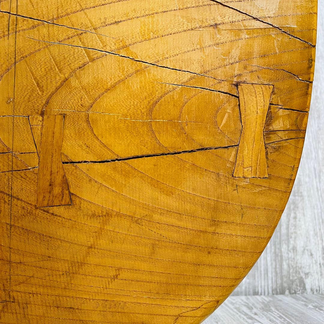 昭和レトロ 木製 天然木 一枚板 脚付き 座卓 センターテーブル 古家具