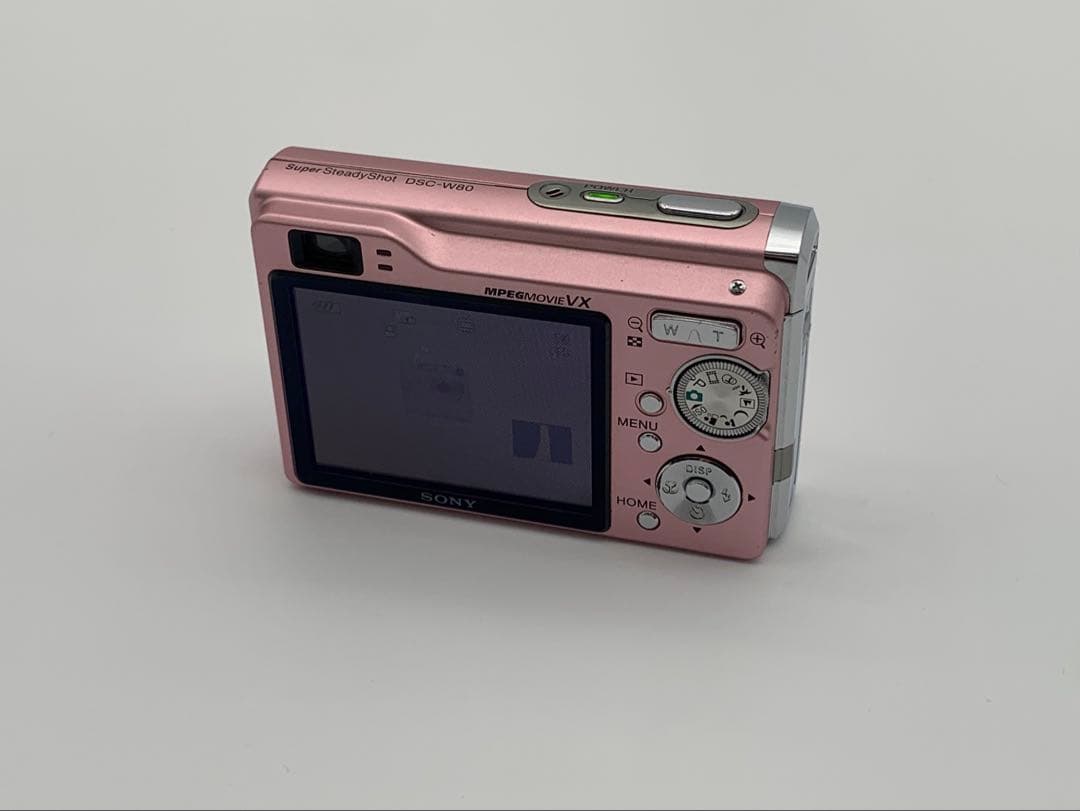SONY ソニー Cyber-shot DSC-W80 ピンク 動作確認済み