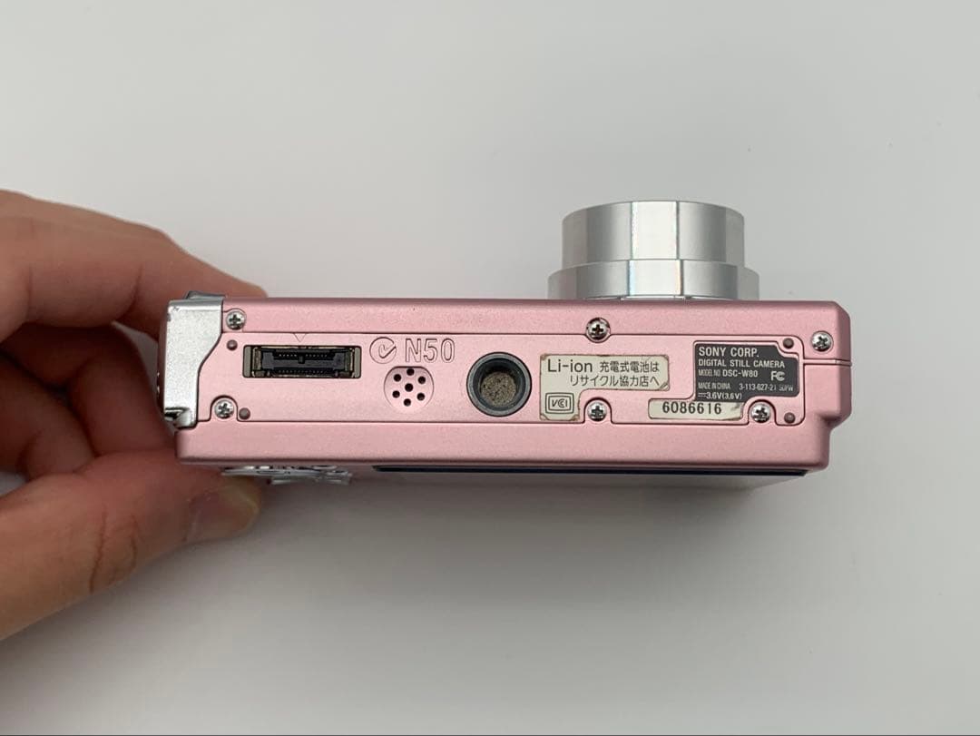 SONY ソニー Cyber-shot DSC-W80 ピンク 動作確認済み