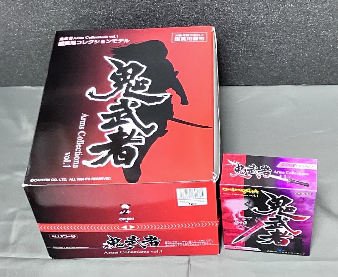 未開封13種『鬼武者アームズコレクション』武器フィギュアカプコン