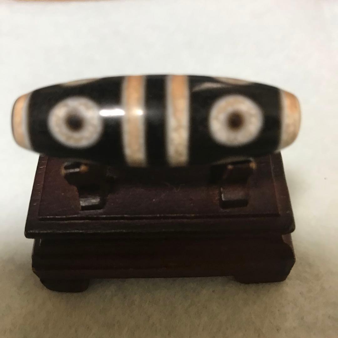 超激レア珍品‼︎ 古代龍紋　八眼天珠　黒朱砂