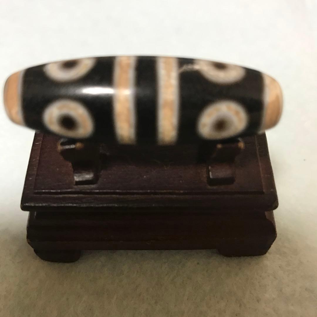 超激レア珍品‼︎ 古代龍紋　八眼天珠　黒朱砂