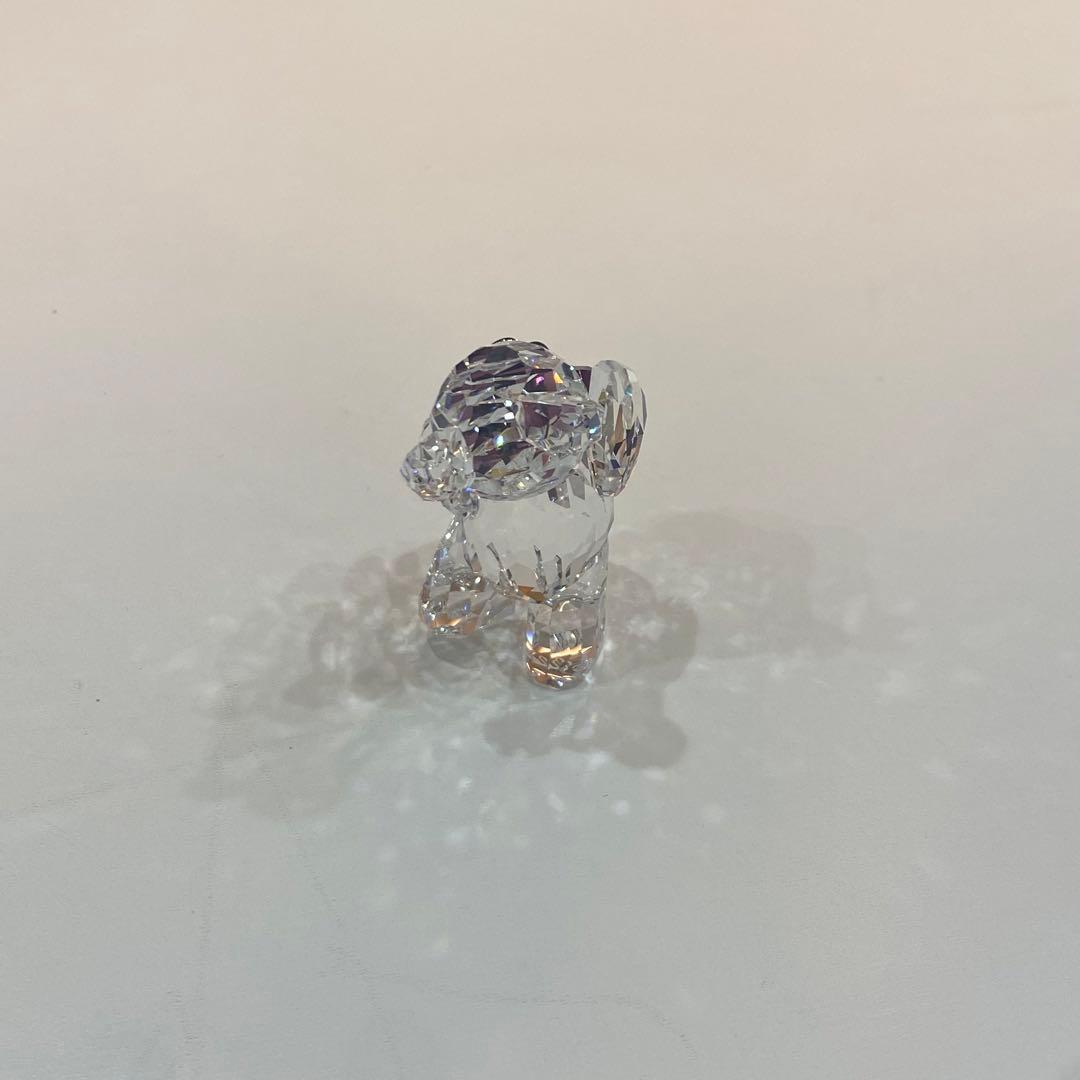 美品sh1178Swarovski スワロフスキークリスタルベア 置物