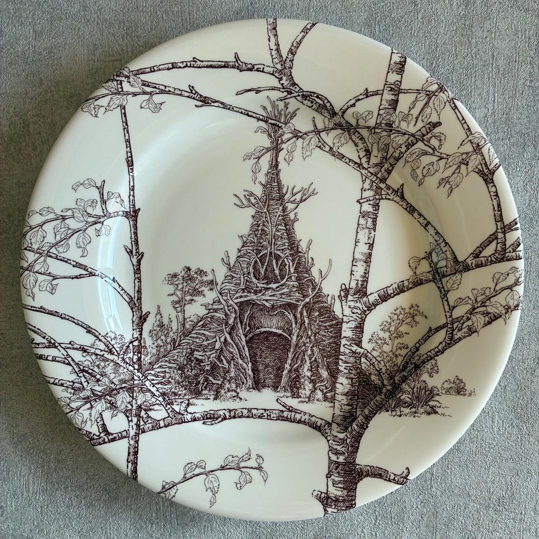 Hermès LES MAISONS ENCHANTÉES デザート皿 6枚