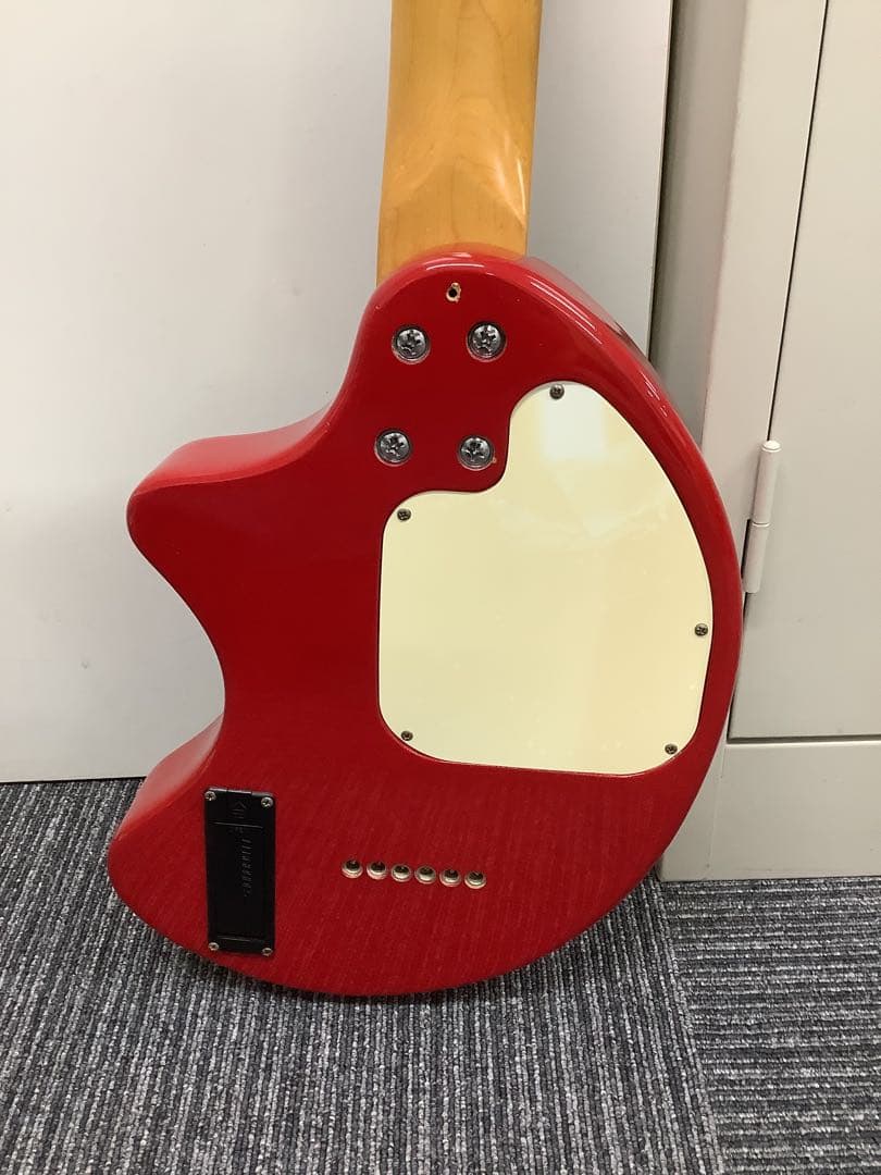 oeverspe フェルナンデス エレキギター 赤色 ZO-3 内蔵アンプ