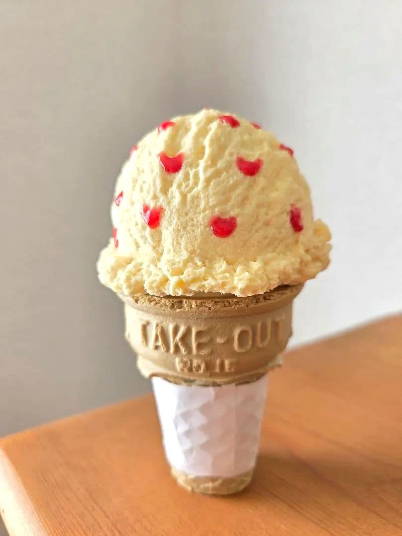 アイスクリームとキャンディー指輪のセット 食品サンプル フェイクスイーツ