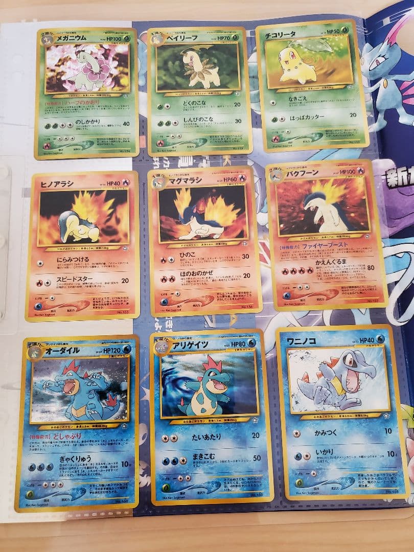 開封済み　ポケモンカードneo　旧裏　プレミアムファイル