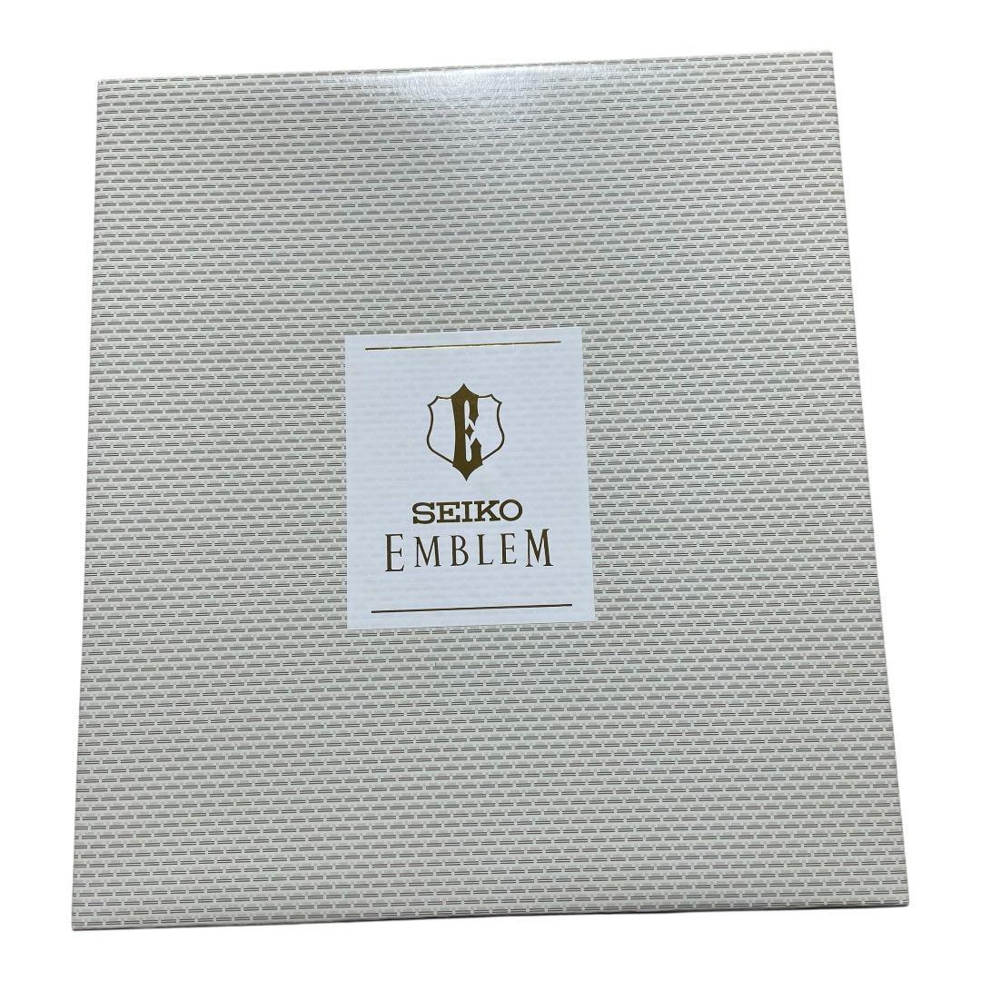 電波置き時計【新品・未使用】 SEIKO セイコー エンブレム　HW582B