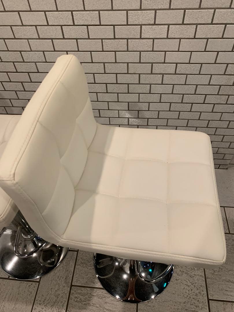 2脚セットカウンターチェア ホワイト