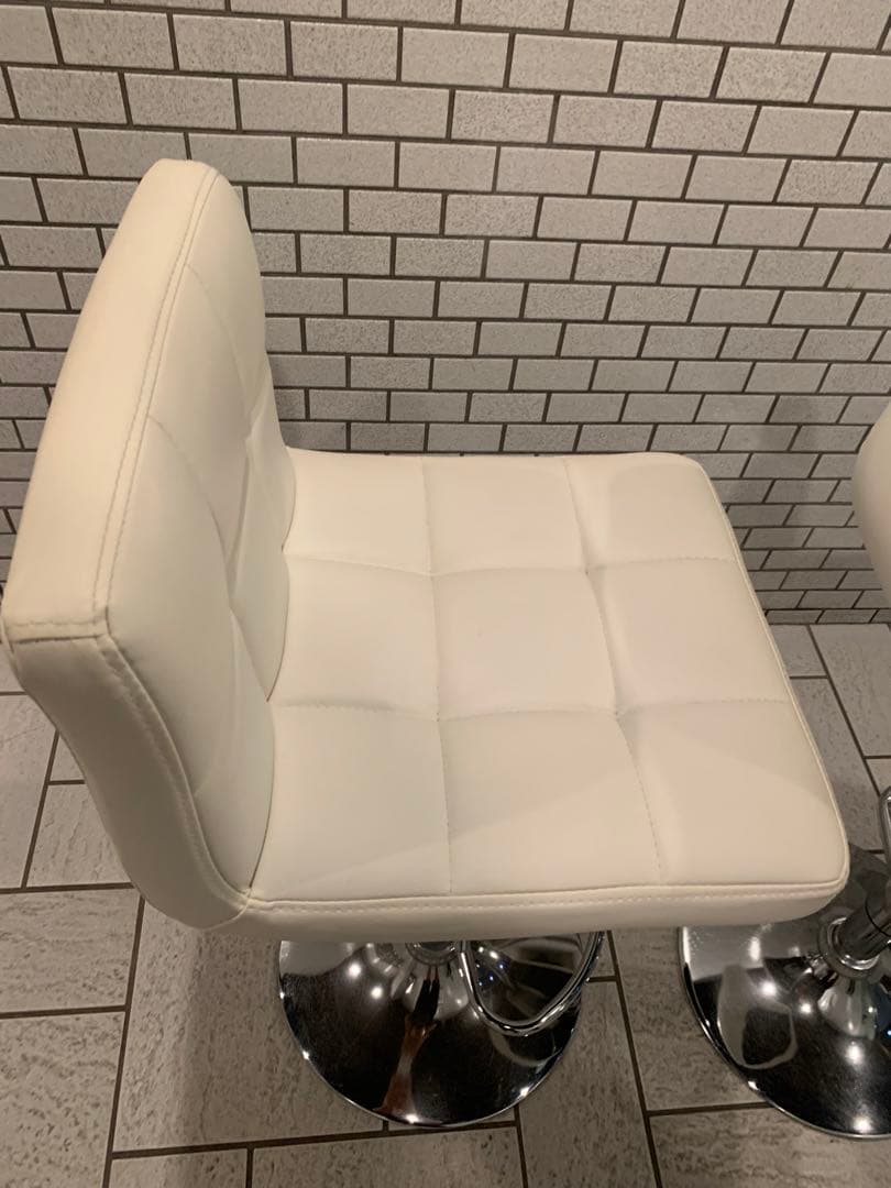 2脚セットカウンターチェア ホワイト