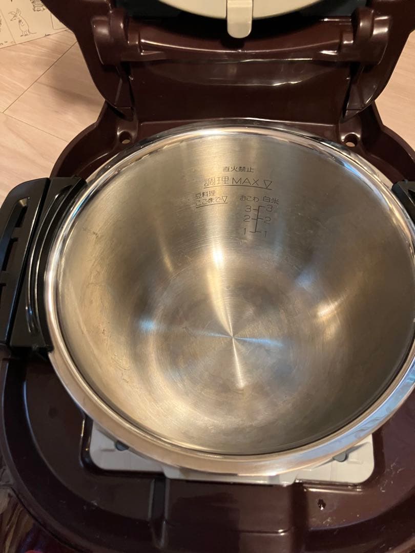象印 自動圧力IHなべ EL-MB30 煮込み自慢 ボルドー 圧力鍋