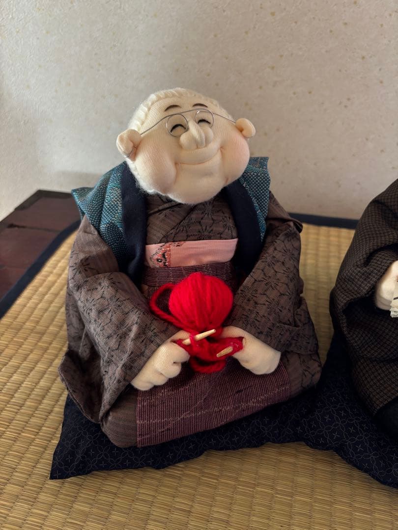 ほのぼの おじいさんとおばあさんのハンドメイド人形