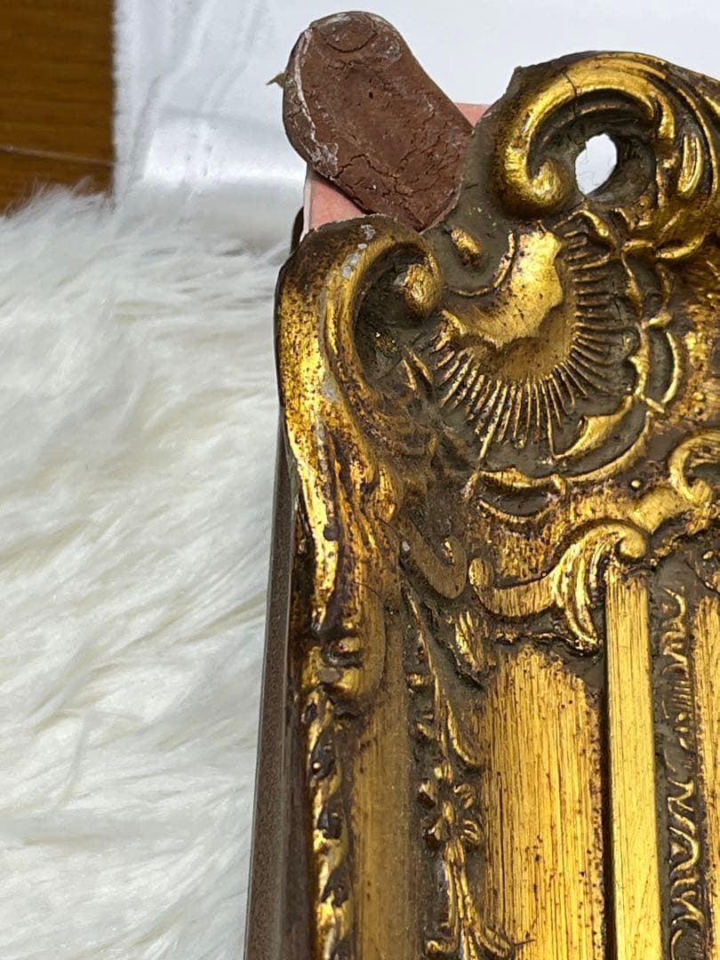 額入り特大106.0cm油彩絵 パリ凱旋門の風景 1133