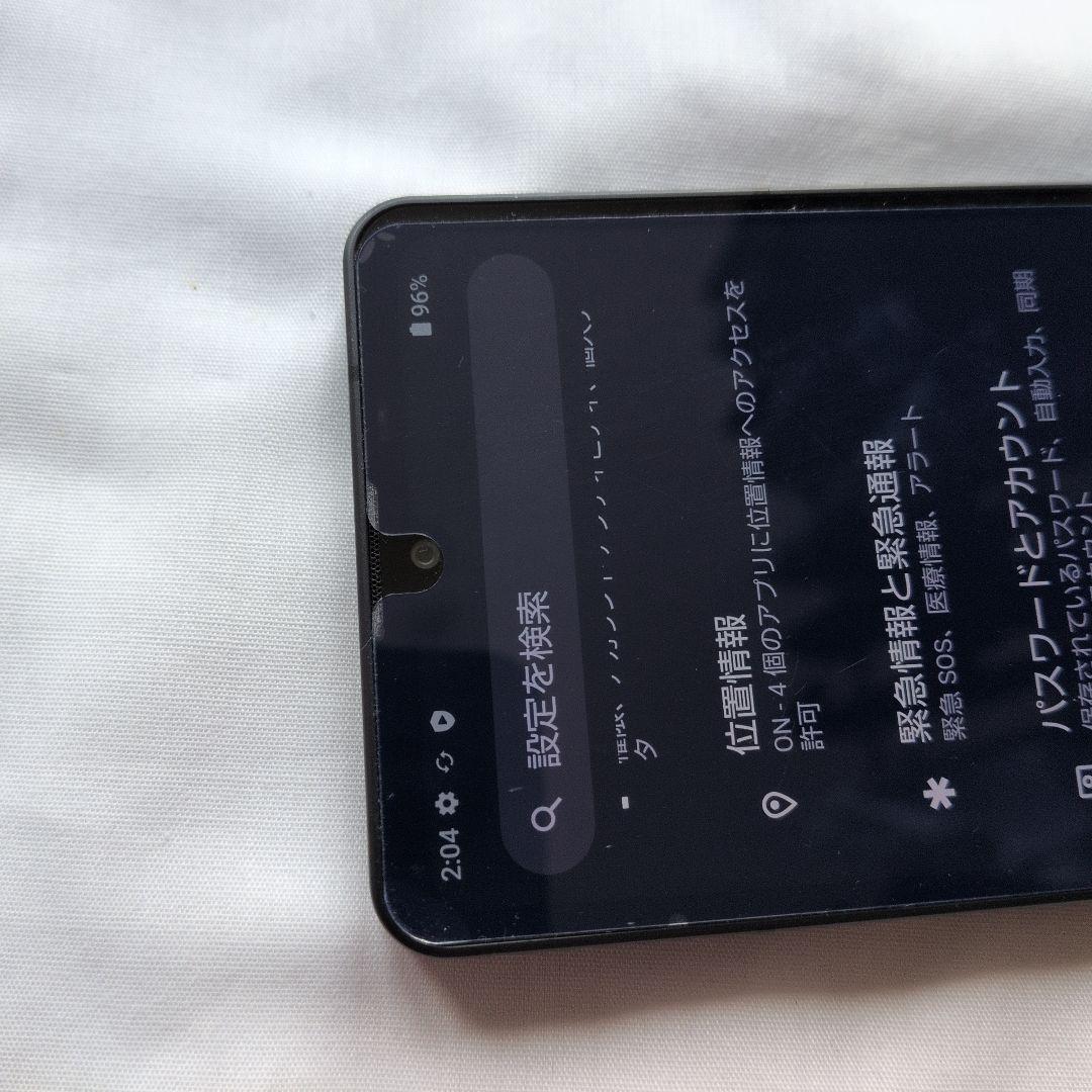 AQUOS sense6s（SHG07）ブラック / 箱付き