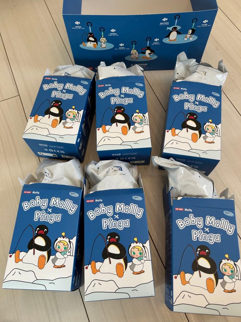 POP MART Baby Molly × Pingu アソートボックス