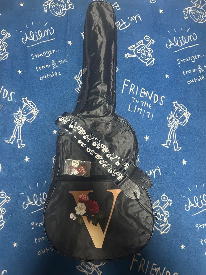 最終特価‼️新品未使用グリーン　タイガーグラフィック　アコースティックギター