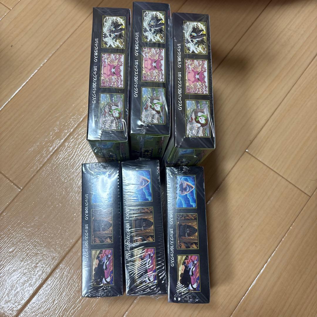 ポケモンカード　ムニキスゼロBOX✖️③ megaドリームex✖️③