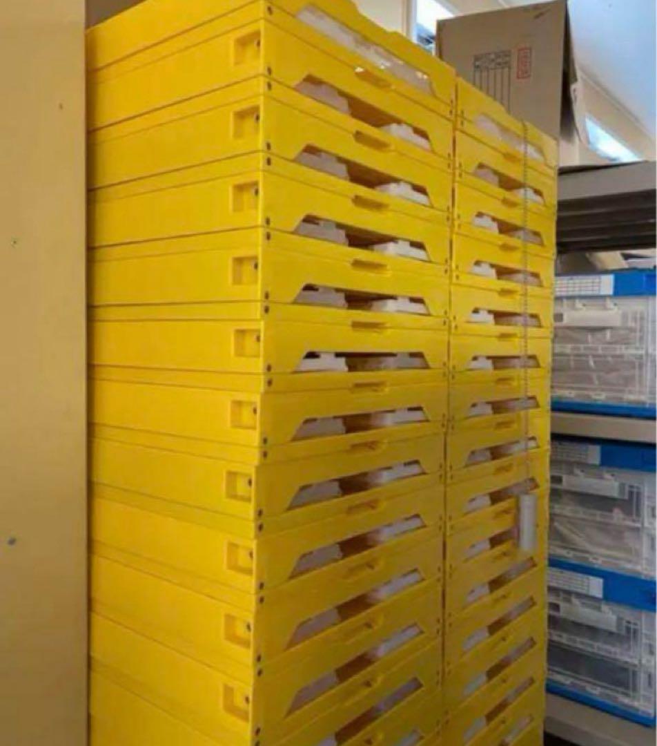 折りたたみ式コンテナ前扉付き10個