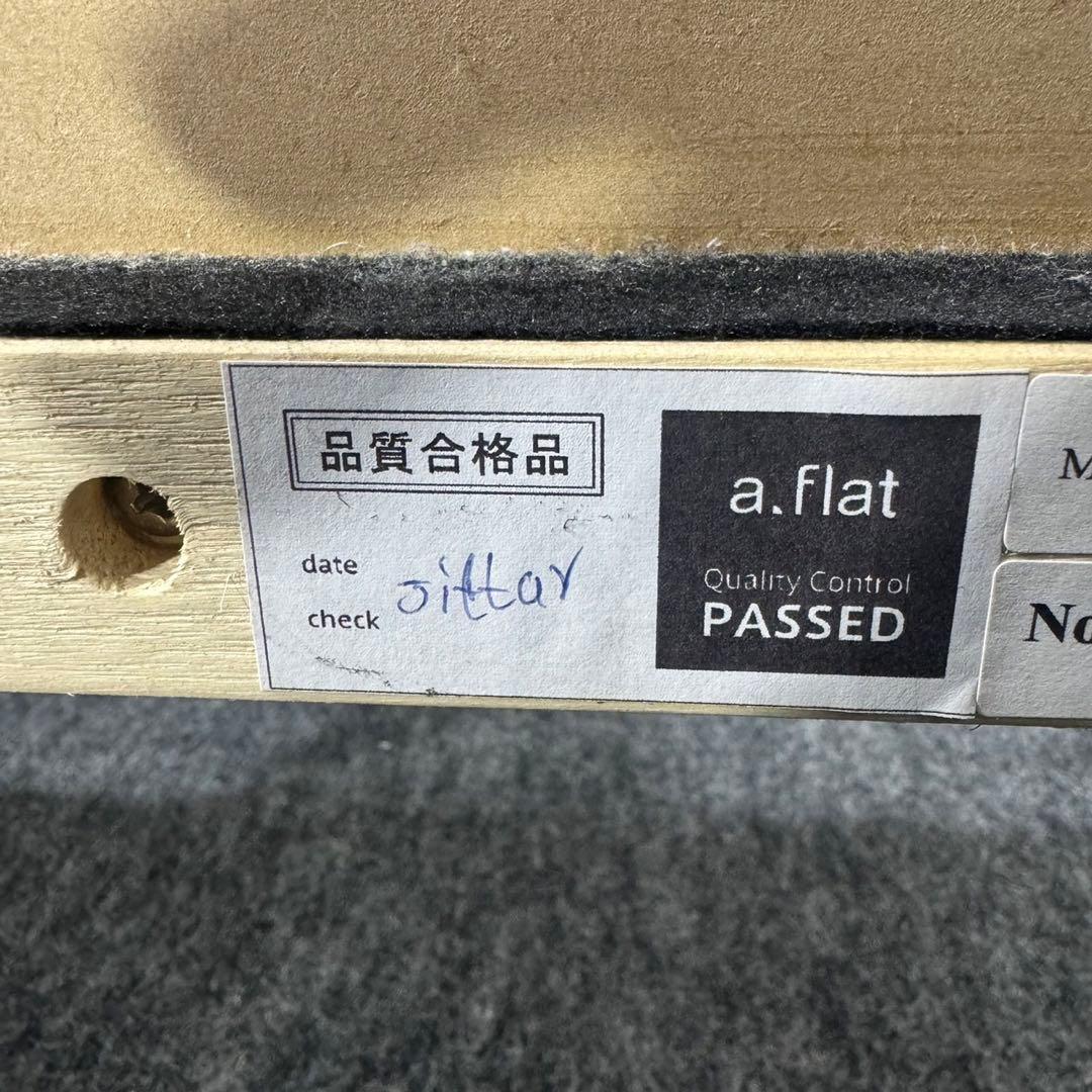 a.flat ムク•ベッド ベッドフレーム ダブル 無垢材 天然木 d2303